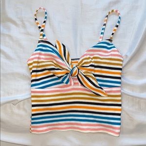 Spaghetti strap, crop top